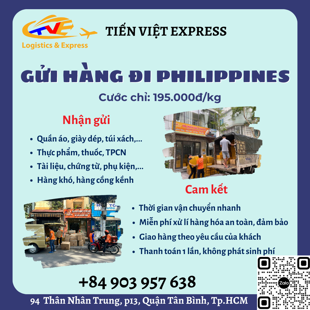 Gửi hàng đi Philippines